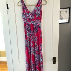 Lilly Pulitzer Sloane Coral Maxi Dress